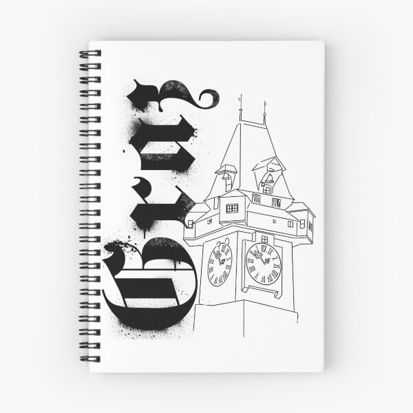 Item preview, Styria - Vintage Graz with clock tower | Austria design designed and sold by Steiragwaund.