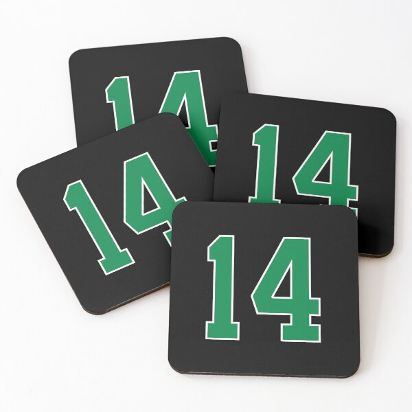 Item preview, 14 number, green lucky sports fourteen designed and sold by ArtIsParty.