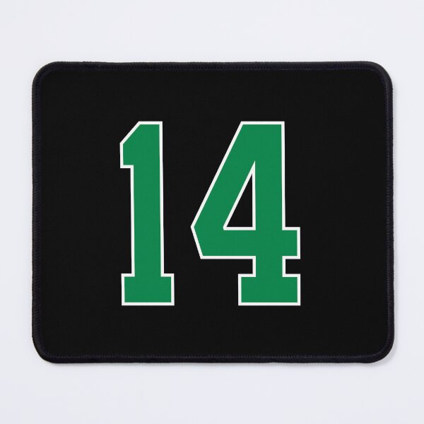 Item preview, 14 number, green lucky sports fourteen designed and sold by ArtIsParty.