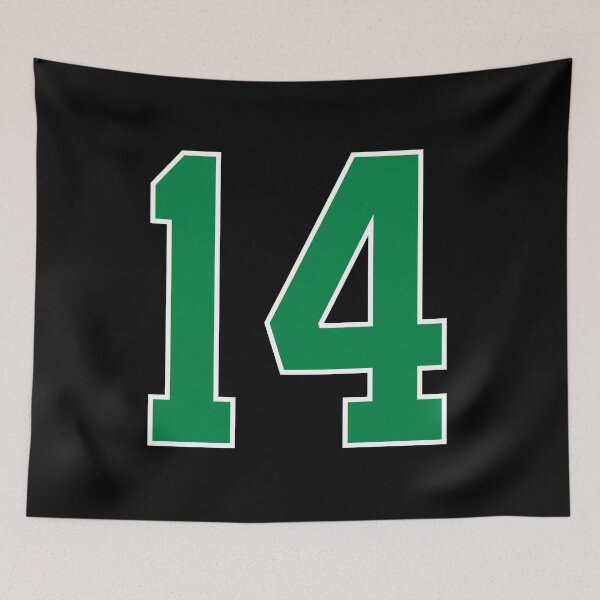 Item preview, 14 number, green lucky sports fourteen designed and sold by ArtIsParty.
