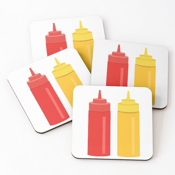 Item preview, Ketchup and Mustard Bottles designed and sold by JustCoolShop.