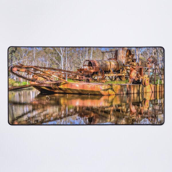 Item preview, The Rusting Dredging Boat at Maldon, Victoria designed and sold by Steven Jodoin.