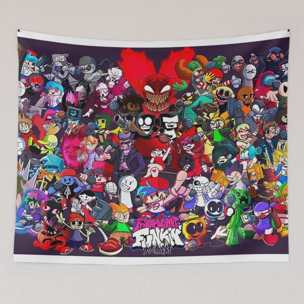 Item preview, Friday Night Funkin Roster Poster designed and sold by listersusan.