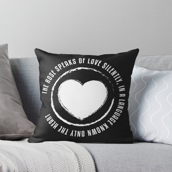 Item preview, The rose speaks of love silently, in a language known only the heart designed and sold by Best-Designers.