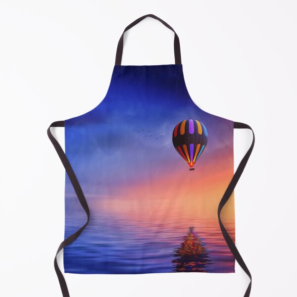 Item preview, Hot Air Balloons in Purple Ocean Photography designed and sold by Tjokko-chan.
