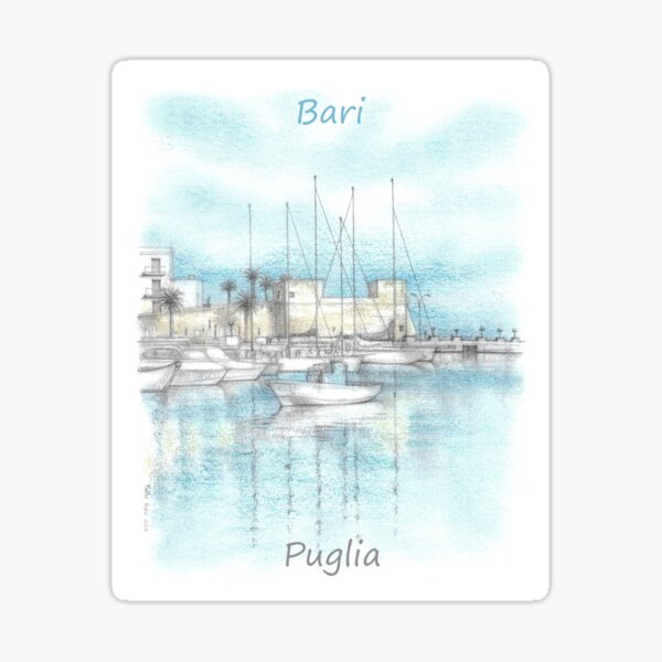 Bari, Puglia, Italy Sticker