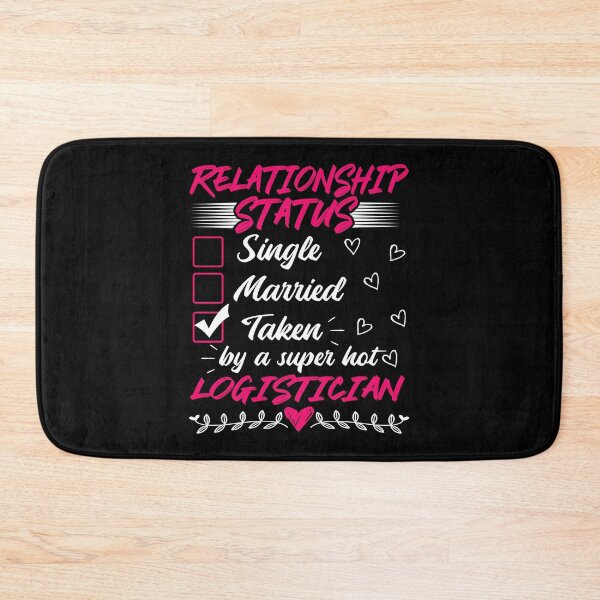 Item preview, Funny His and Her Gift Idea Logistician Relationship Status designed and sold by haselshirt.