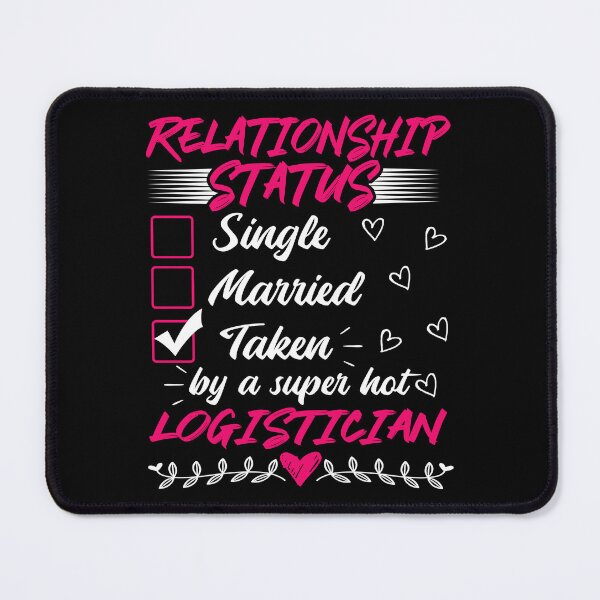 Item preview, Funny His and Her Gift Idea Logistician Relationship Status designed and sold by haselshirt.