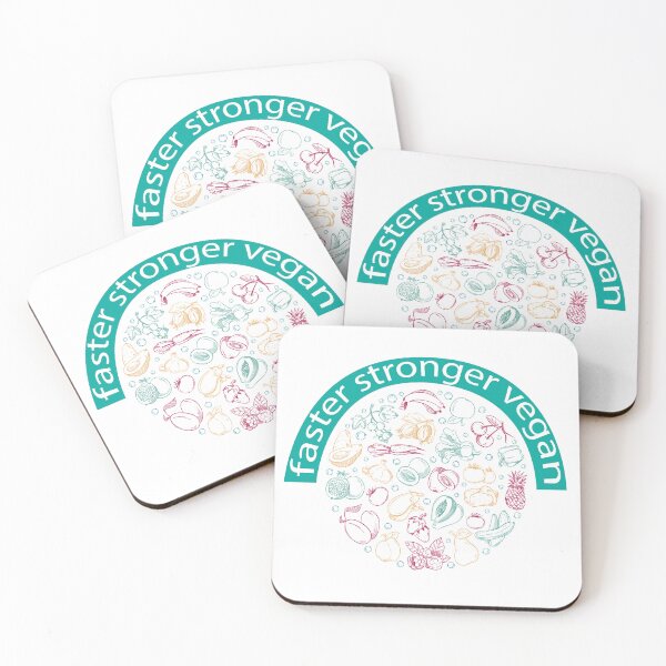 Item preview, faster stronger vegan | vegetarian | love vegan designed and sold by designsmaster99.