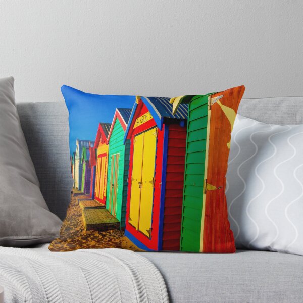 Item preview, Colourful Brighton Bath Huts lined up in a Row designed and sold by Steven Jodoin.