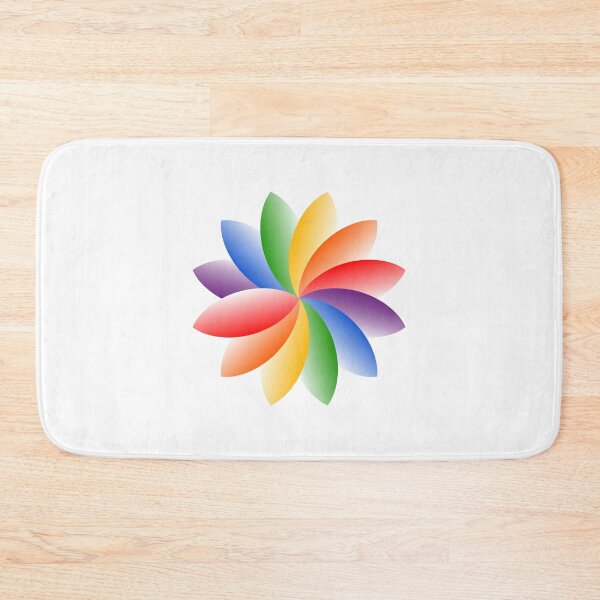 Item preview, Rainbow Flower Bright Colors designed and sold by Inspirationmotivation.