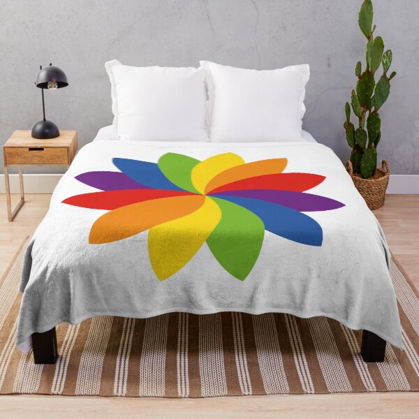 Item preview, Bright Rainbow Flower designed and sold by Inspirationmotivation.