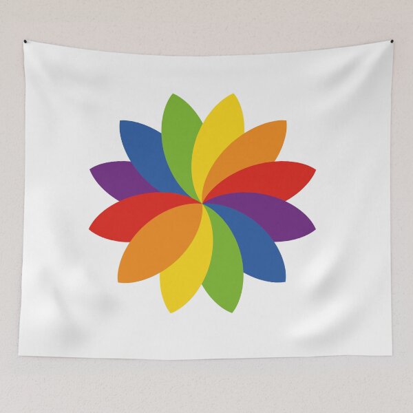 Item preview, Bright Rainbow Flower designed and sold by Inspirationmotivation.