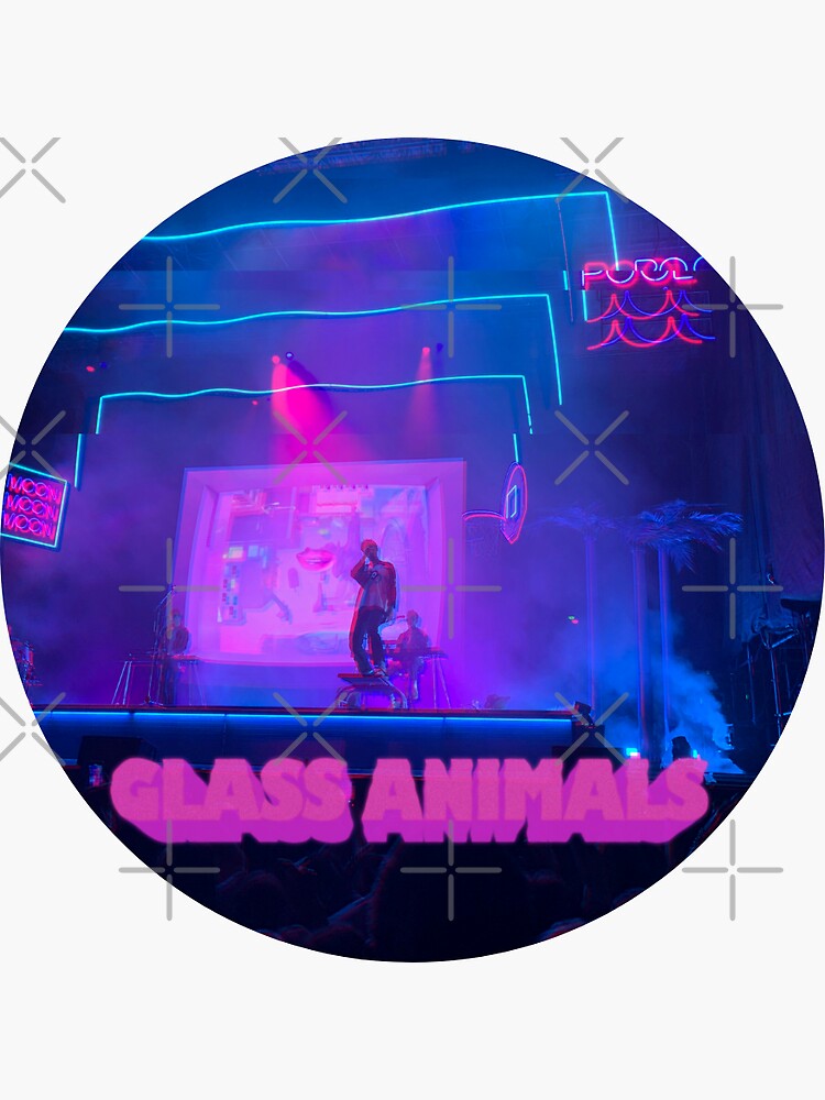 "Glass Animals Dreamland tour sticker trippy" Sticker for Sale by nerfie Redbubble