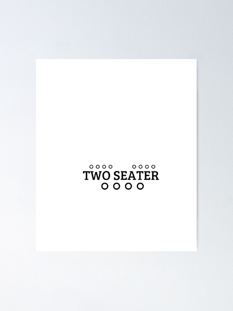 "two seater, tow seater funny for your mom,dad,mather,father,sister ... Adult Picture