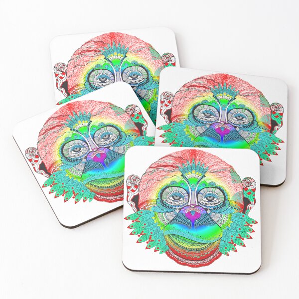Item preview, Monkey Mandala Artwork designed and sold by SystemLion.