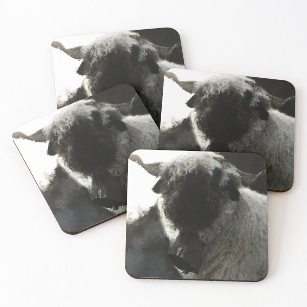 Item preview, Swiss Valais Blacknose Sheep, Cute farm animal, Walliser Schwarznasenschaf, Fluffy sheep designed and sold by Trendymotion.