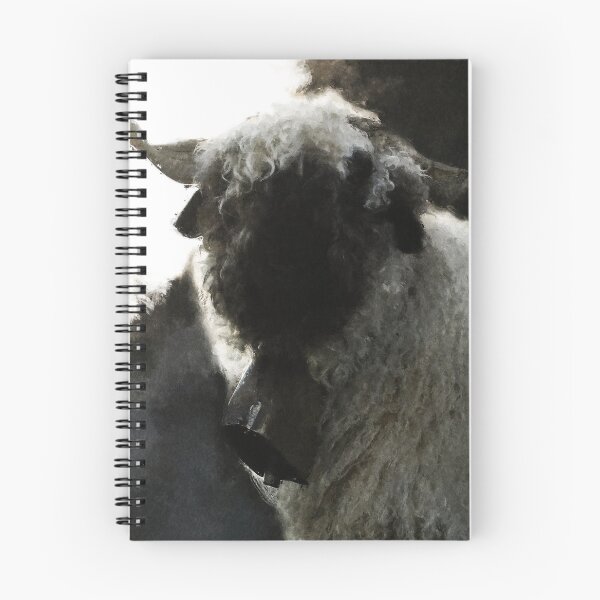Item preview, Swiss Valais Blacknose Sheep, Cute farm animal, Walliser Schwarznasenschaf, Fluffy sheep designed and sold by Trendymotion.