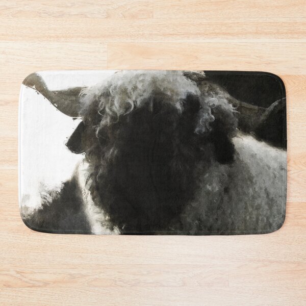 Item preview, Swiss Valais Blacknose Sheep, Cute farm animal, Walliser Schwarznasenschaf, Fluffy sheep designed and sold by Trendymotion.