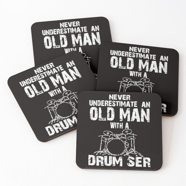 Item preview, Drummer Never Underestimate An Old Man With A Drum Set Funny designed and sold by MarvSeel.