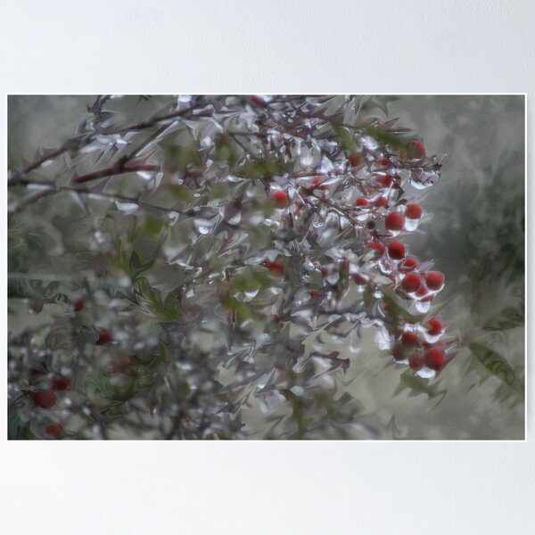 Item preview, Berries on ice liquified designed and sold by Irene Kenyon.