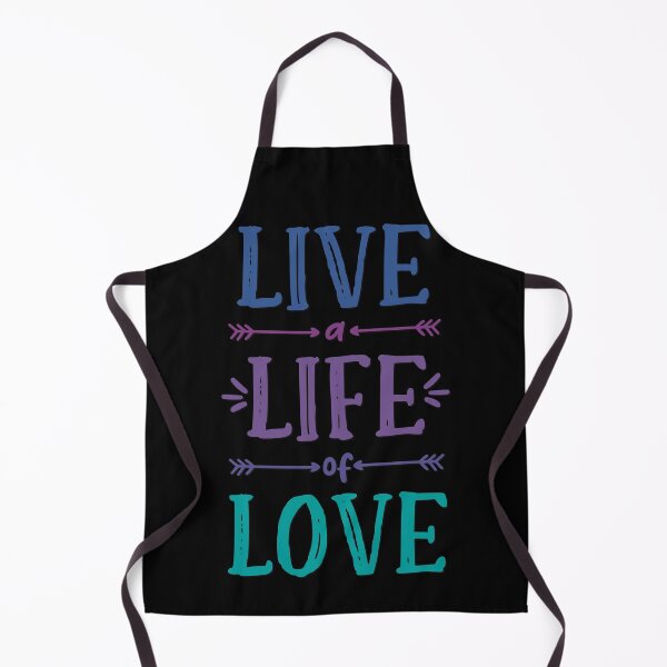 Item preview, Live a Life of Love! Blue Purple Teal Good Vibes designed and sold by MunsyArt.