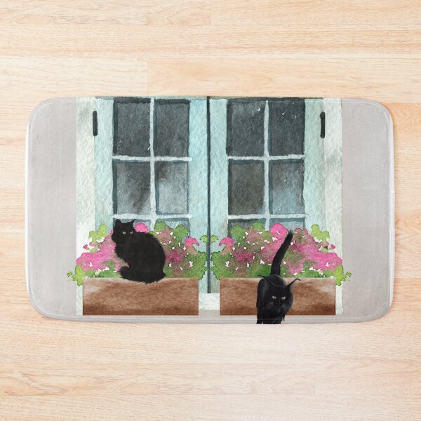 Item preview, Window with Cats designed and sold by HappyLifeCreate.