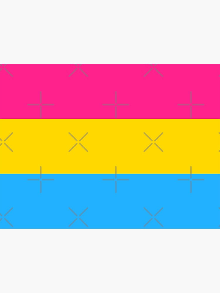 Pansexual Pride Flag (black background) by Gay-Pride-Depot