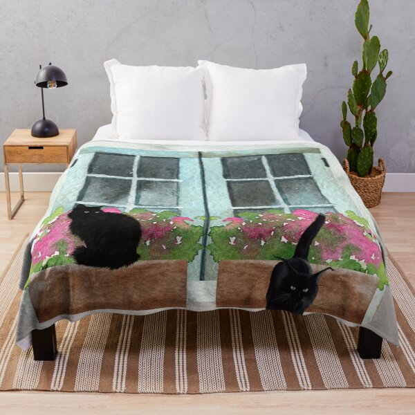 Item preview, Window with Cats designed and sold by HappyLifeCreate.