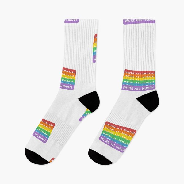 Item preview, WE'RE ALL HUMAN. designed and sold by RedFlowerful.