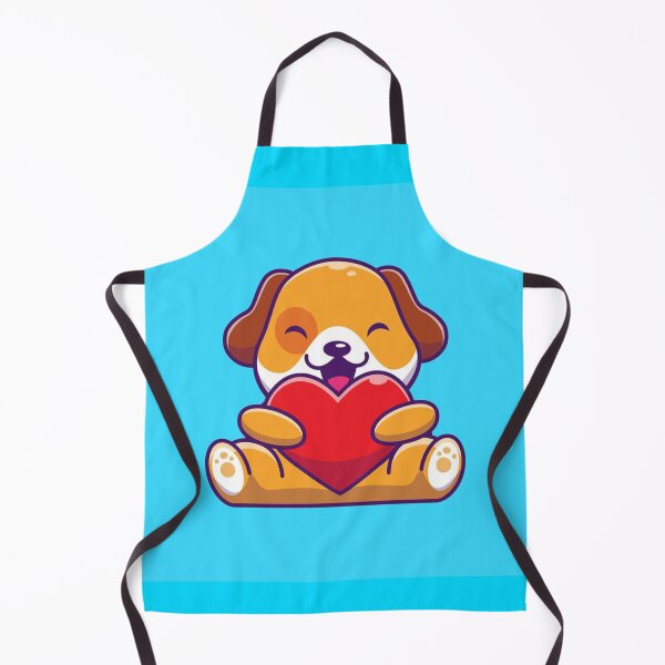Item preview, Cute Dog Holding Heart designed and sold by albiebriggs98.