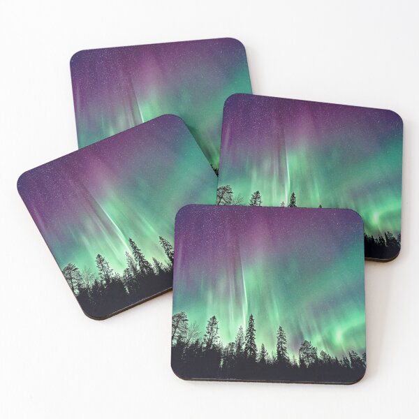 Item preview, Aurora borealis on night sky photography designed and sold by Tjokko-chan.