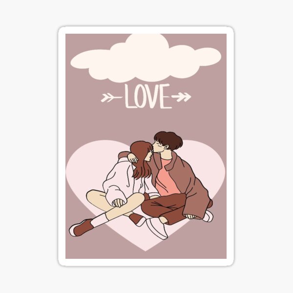 I Am In Love ||Boyfriend, Girlfriend |Valentine S Day,||Love Anniversary || Artwork Sticker