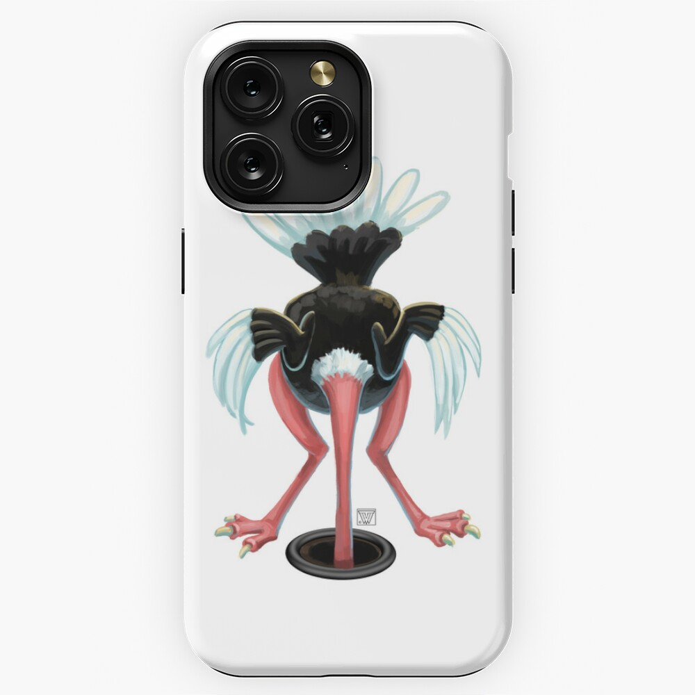 Classic Case for iPhone 15 Pro in Genuine Ostrich