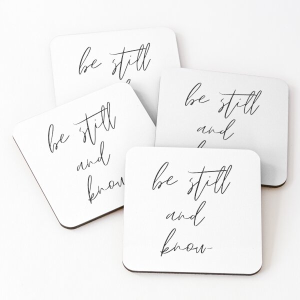 Item preview, Be Still and Know, Affirmations, Law of Attraction, Bible Verse, designed and sold by grandlovely.