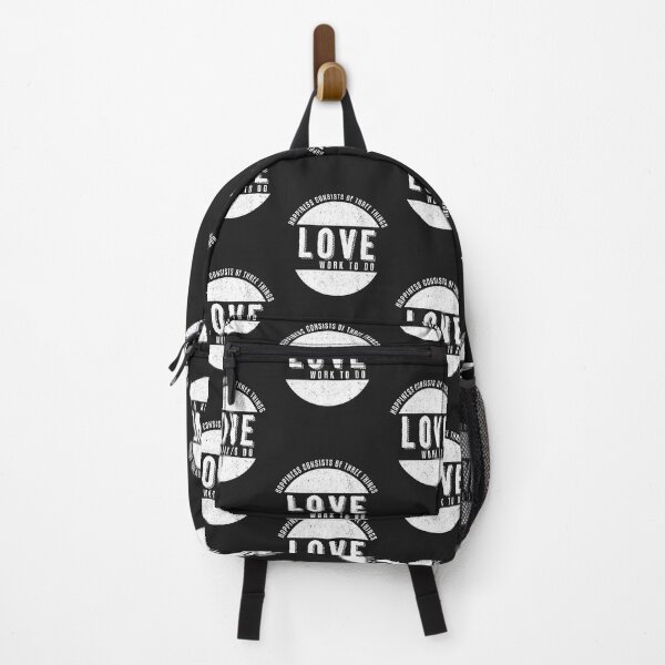 Item preview, Happiness consists of three things someone to love work to do and a clear conscience designed and sold by Best-Designers.