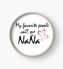 Meine Lieblingsleute nennen mich Nana Uhr