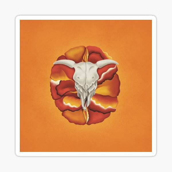 Number 0 | Georgia O'Keeffe (1946) Sticker