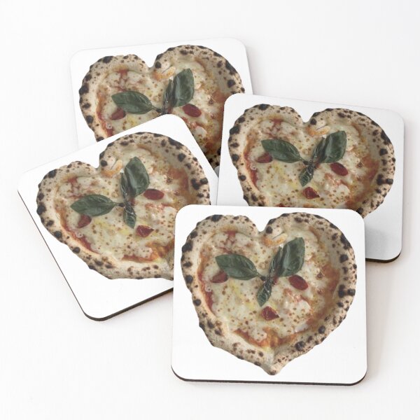 Item preview, Heart Pizza, Food on a White Background designed and sold by zarabukhari.