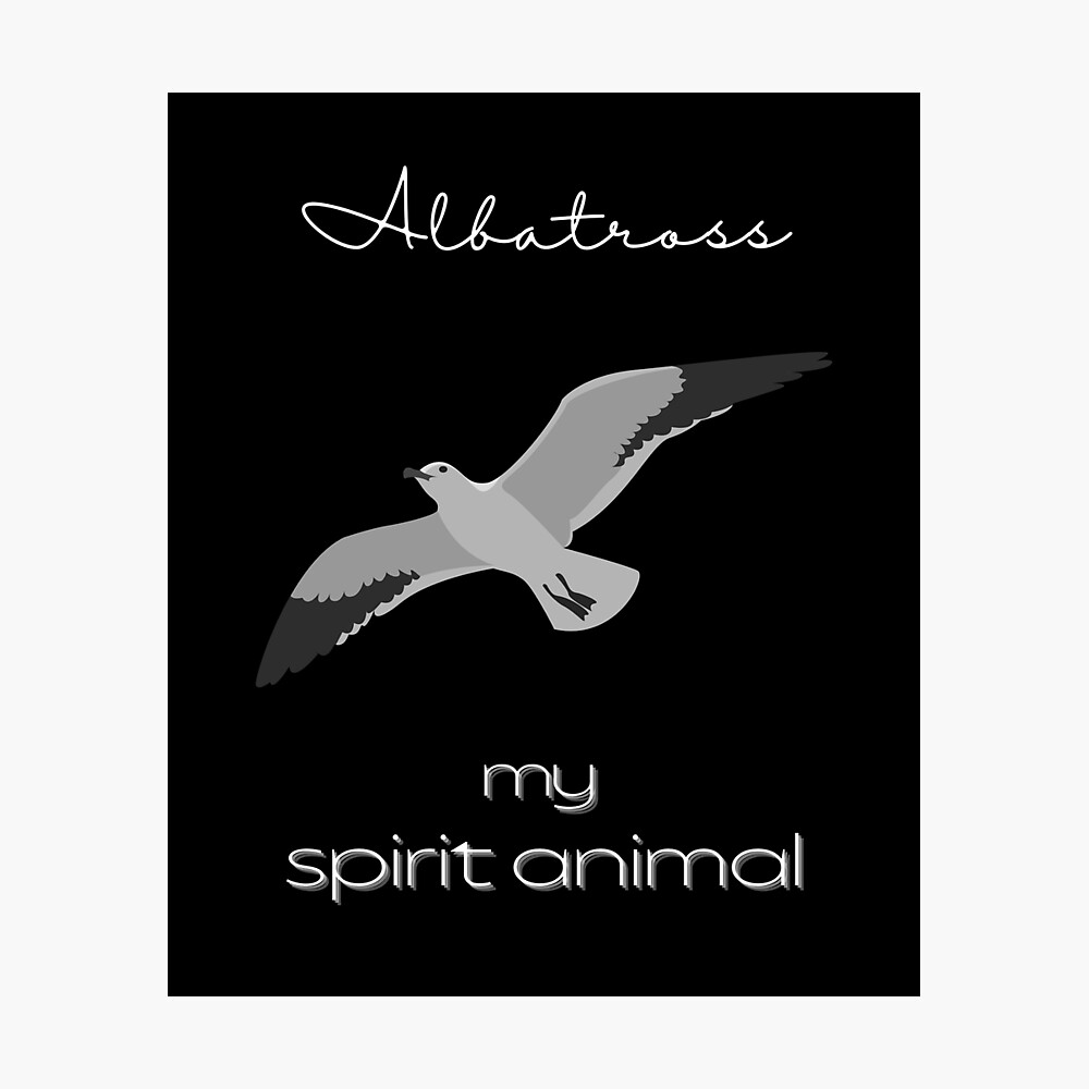 Albatross totem spirit animal Floor Pillow Albatross totem spirit animal Floor Pillow
