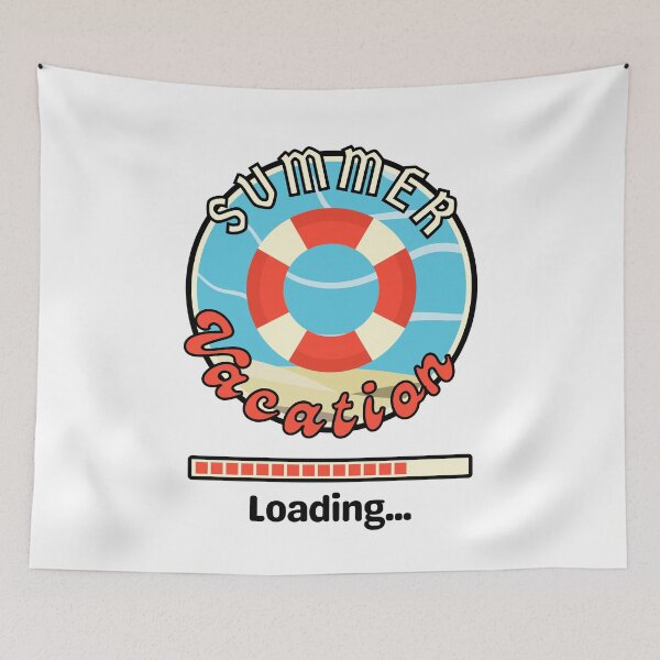 Item preview, Summer Vacation Loading - Vintage Ring Buoy designed and sold by Hic21.