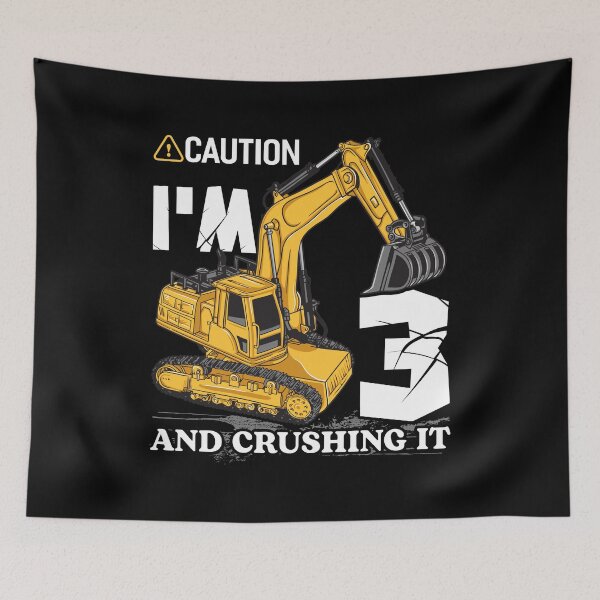 Item preview, Kids Construction Truck 3rd Birthday 3 Years Old Excavator designed and sold by SimplyDeals.