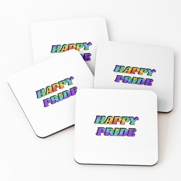 Item preview,  HAPPY PRIDE rainbow gay pride designed and sold by Inspirationmotivation.
