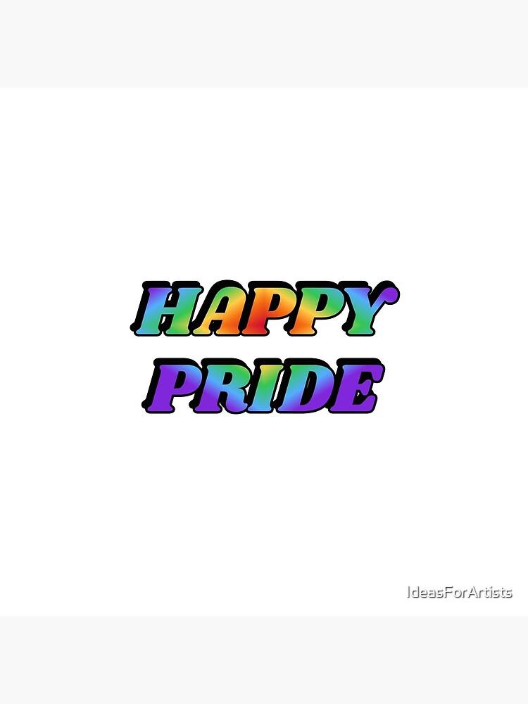 Happy Pride Rainbow Gay Pride Poster For Sale By Ideasforartists Redbubble 1760