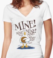 Seagull vs Cookie Shirt mit V-Ausschnitt