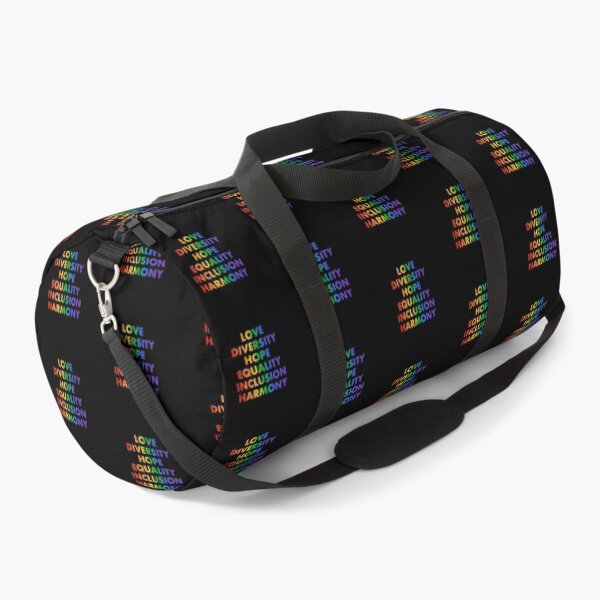 Item preview, LOVE DIVERSITY HOPE EQUALITY INCLUSION HARMONY gay pride rainbow designed and sold by Inspirationmotivation.
