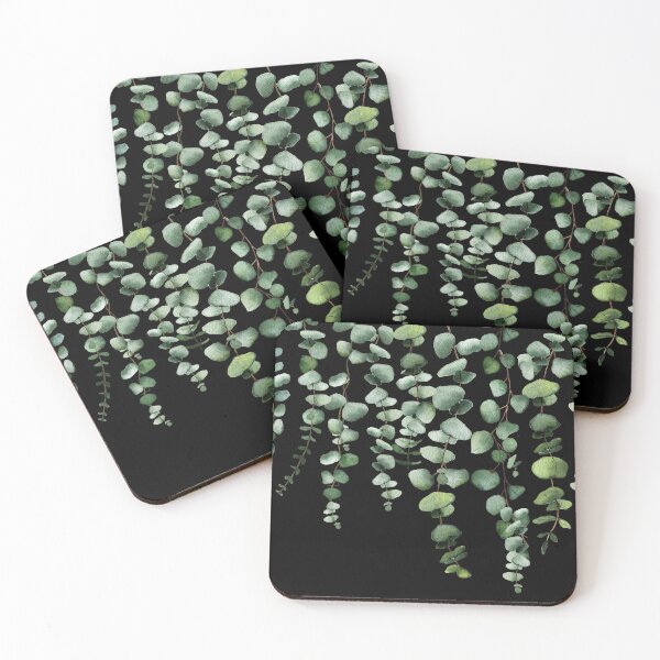 Item preview, Eucalyptus Sur Fond Noir designed and sold by GlowinUp Shop.