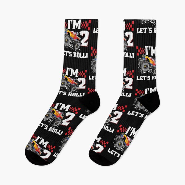 Item preview, Birthday Boy 2 years old, Two years old, Race Car, Let's Roll, Racing, Toddler, Kids, Monster Truck designed and sold by SimplyDeals.