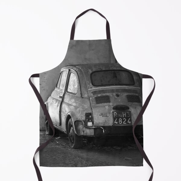Item preview, Dusty Italian Old Car | Black and White Rome Italy designed and sold by PhotosByVille.