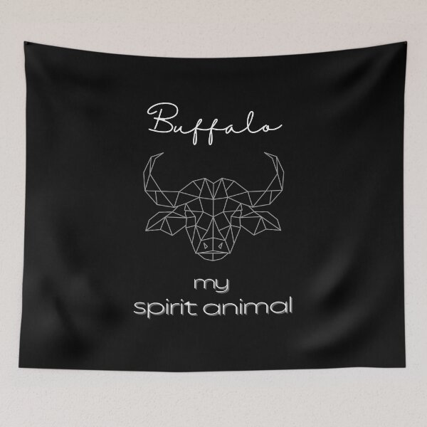 Item preview, Buffalo totem spirit animal iPhone case designed and sold by MagicWolfStar.